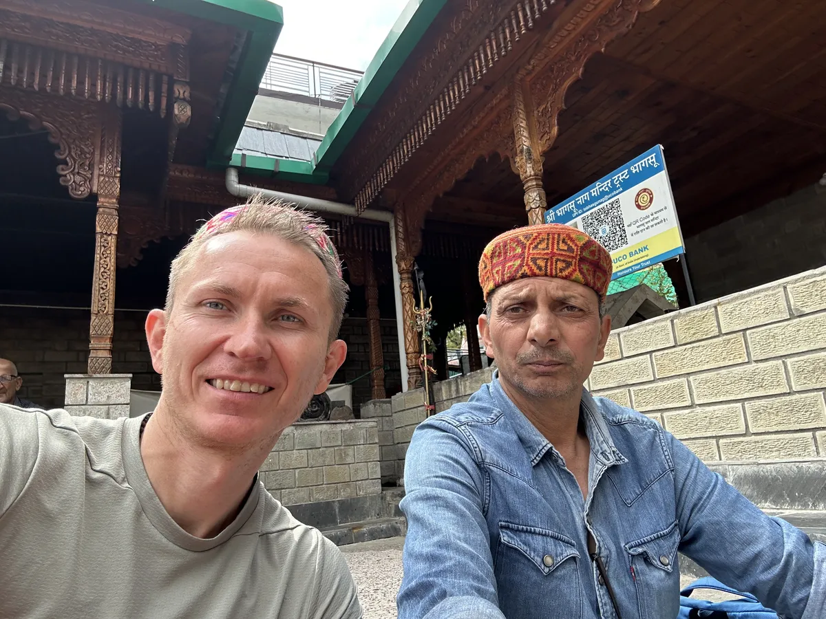 Sergey and Vinod, the hosts of OmiHomeStay